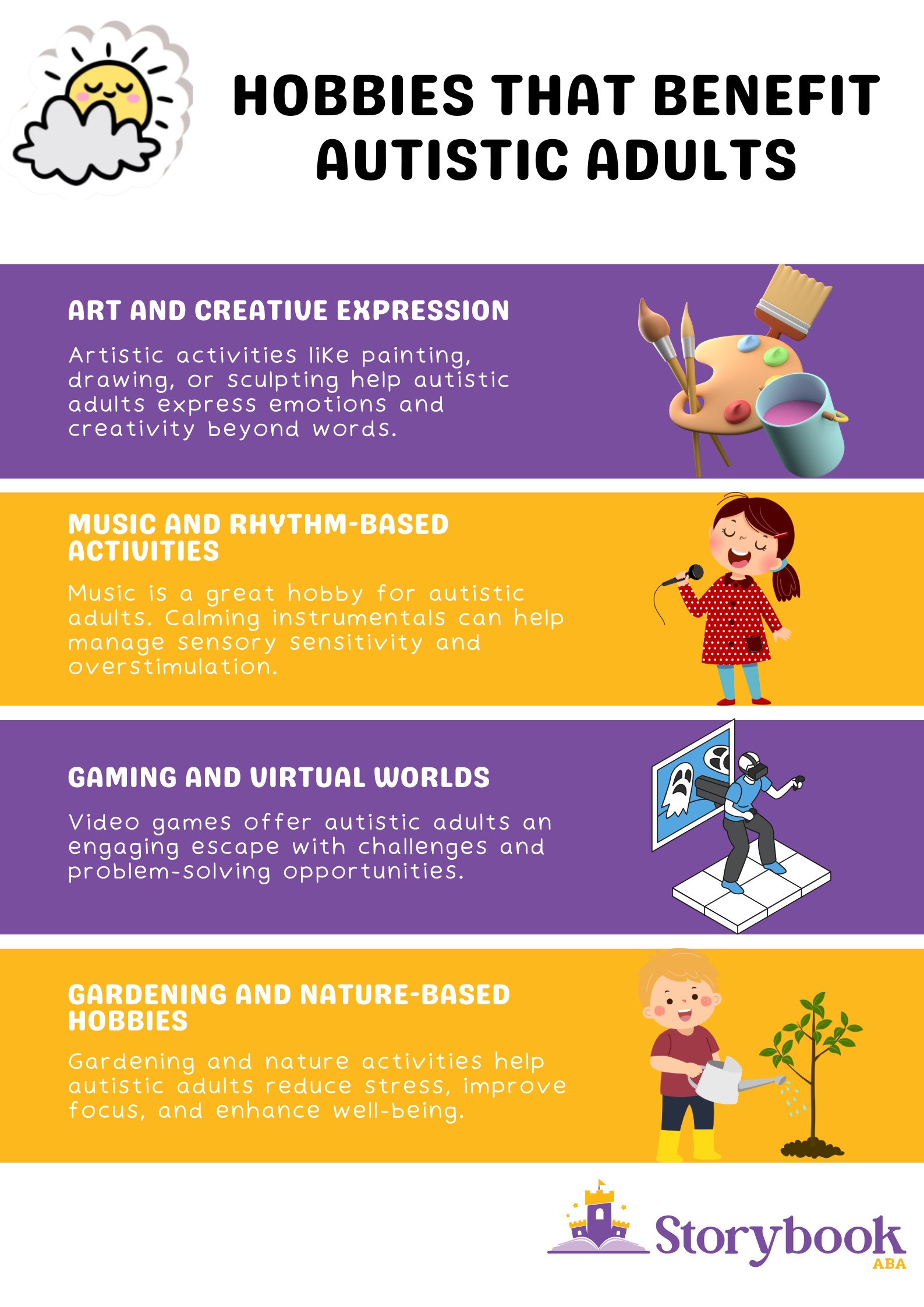 hobbies for autistic adults